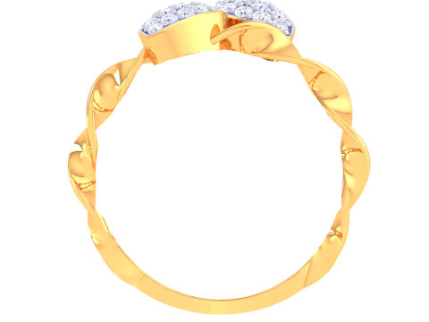 Printable 3D jewelry model of Lady diamond ring Modèle 3D