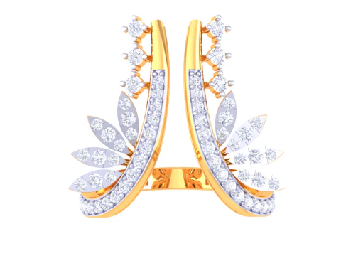 Printable 3D jewelry model of Lady diamond ring 3D Model