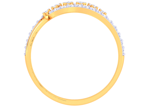 Printable 3D jewelry model of Lady diamond ring Modèle 3D