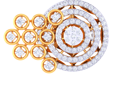 Printable 3D jewelry model of Lady diamond ring 3D Модель