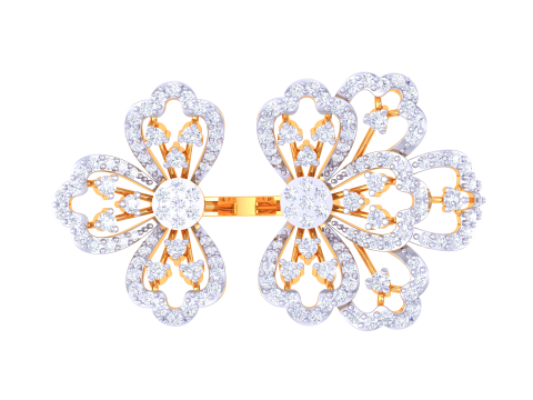 Printable 3D jewelry model of Lady diamond ring 3Dモデル