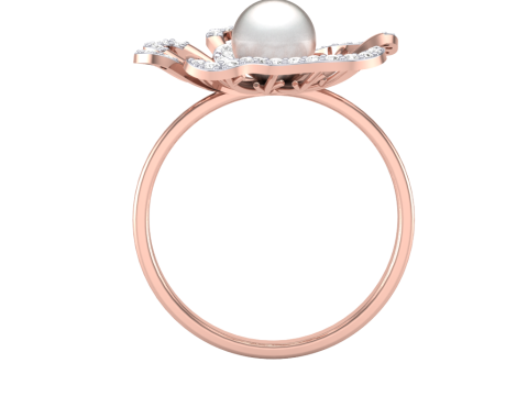 Printable 3D jewelry model of Lady diamond ring 3D Model