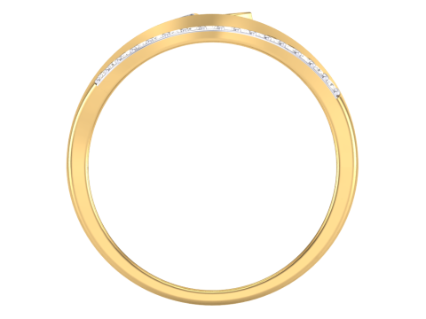 Printable 3D jewelry model of Lady diamond ring 3D 模型