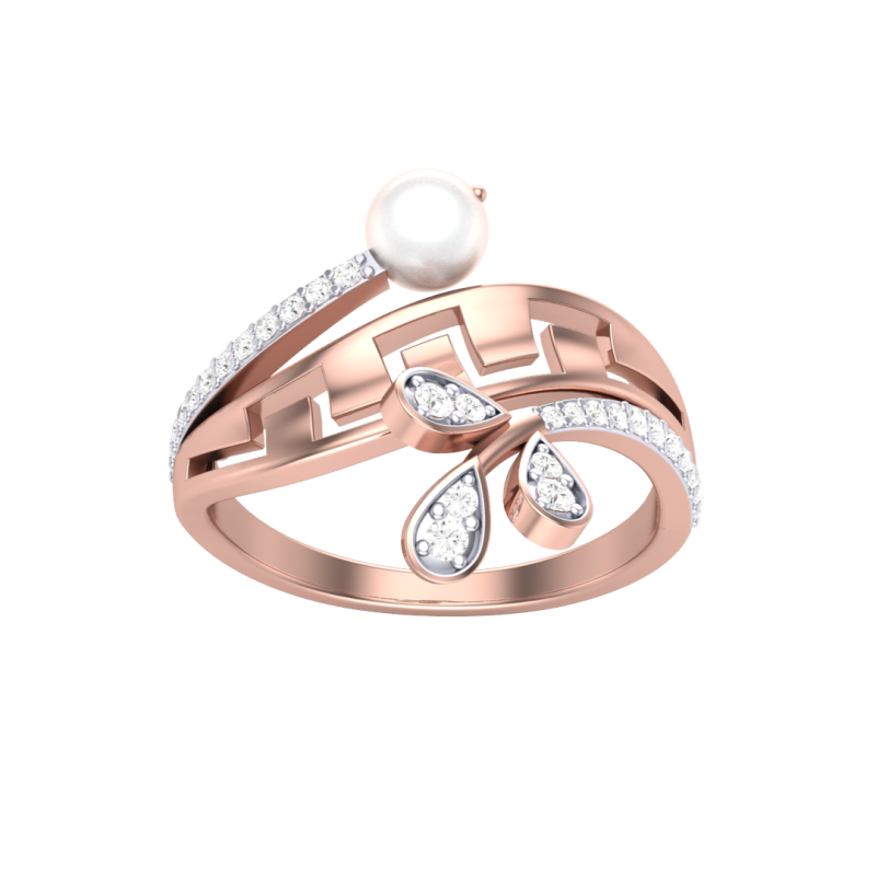 Printable 3D jewelry model of Lady diamond ring 3D मॉडल .c4d .max .obj .3ds .fbx .stl .blend