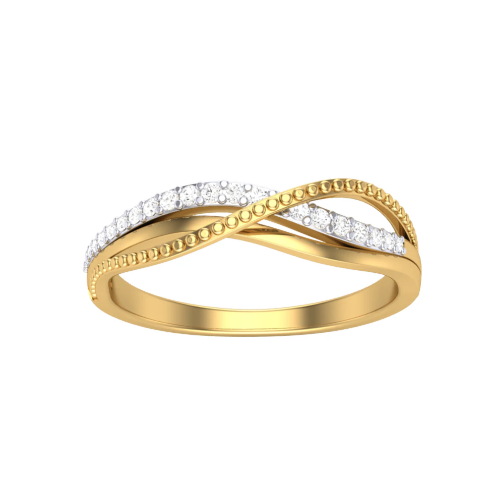 Printable 3D jewelry model of Lady diamond ring 3D Model .c4d .max .obj .3ds .fbx .stl .blend 