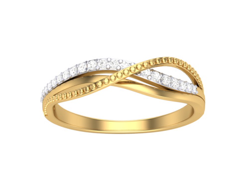 Printable 3D jewelry model of Lady diamond ring Model 3D