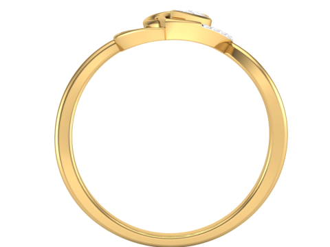 Printable 3D jewelry model of Lady diamond ring 3D Model