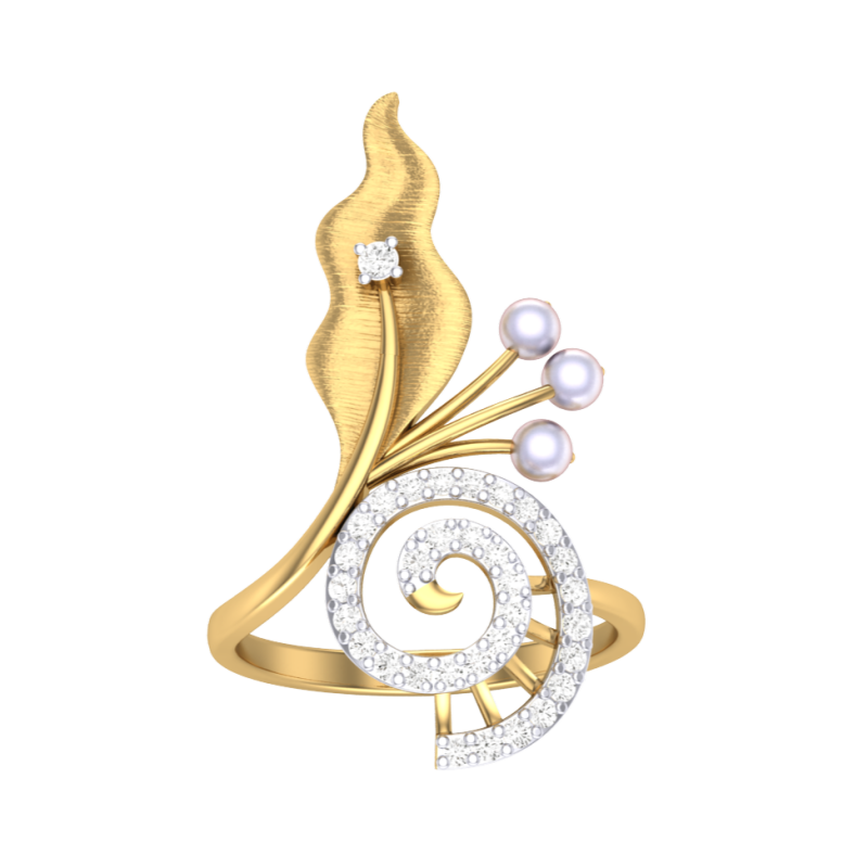 Printable 3D jewelry model of Lady diamond ring 3D Модель .c4d .max .obj .3ds .fbx .stl .blend