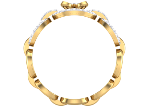 Printable 3D jewelry model of Lady diamond ring 3D Model