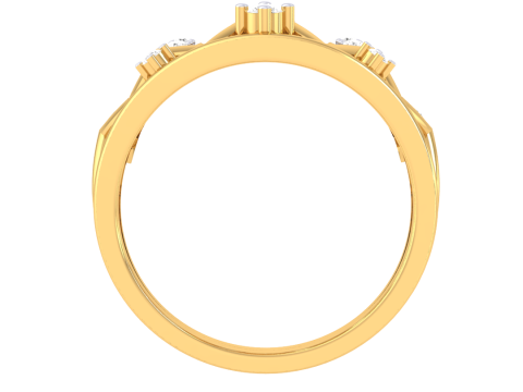 Printable 3D jewelry model of Lady diamond ring 3D Модель