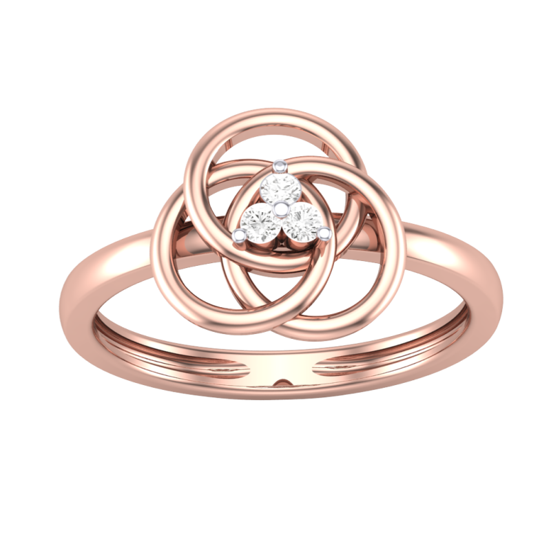 Printable 3D jewelry model of Lady diamond ring 3Dモデル .c4d .max .obj .3ds .fbx .stl .blend 