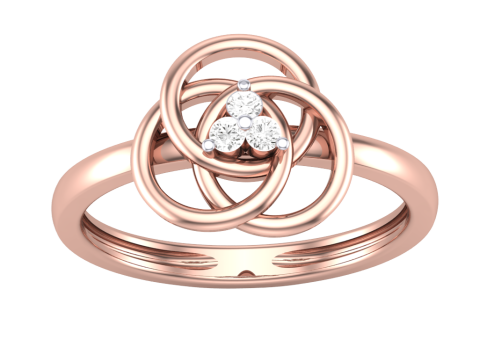Printable 3D jewelry model of Lady diamond ring 3D 모델
