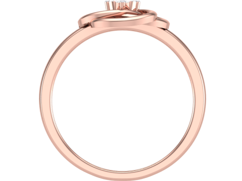 Printable 3D jewelry model of Lady diamond ring 3Dモデル