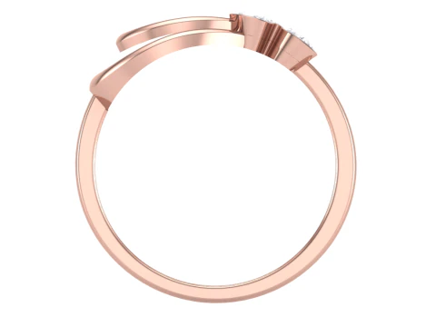 Printable 3D jewelry model of Lady diamond ring 3D Model