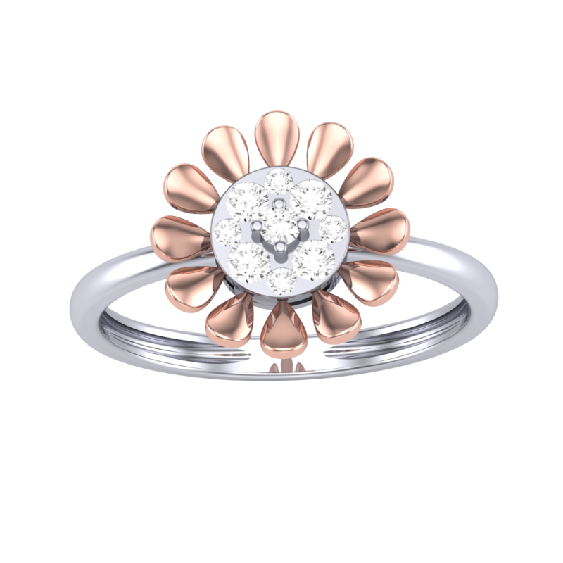 Printable 3D jewelry model of Lady diamond ring Model 3D .c4d .max .obj .3ds .fbx .stl .blend
