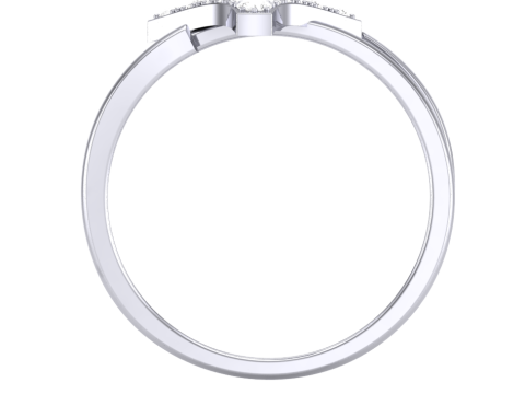 Printable 3D jewelry model of Lady diamond ring 3D Model