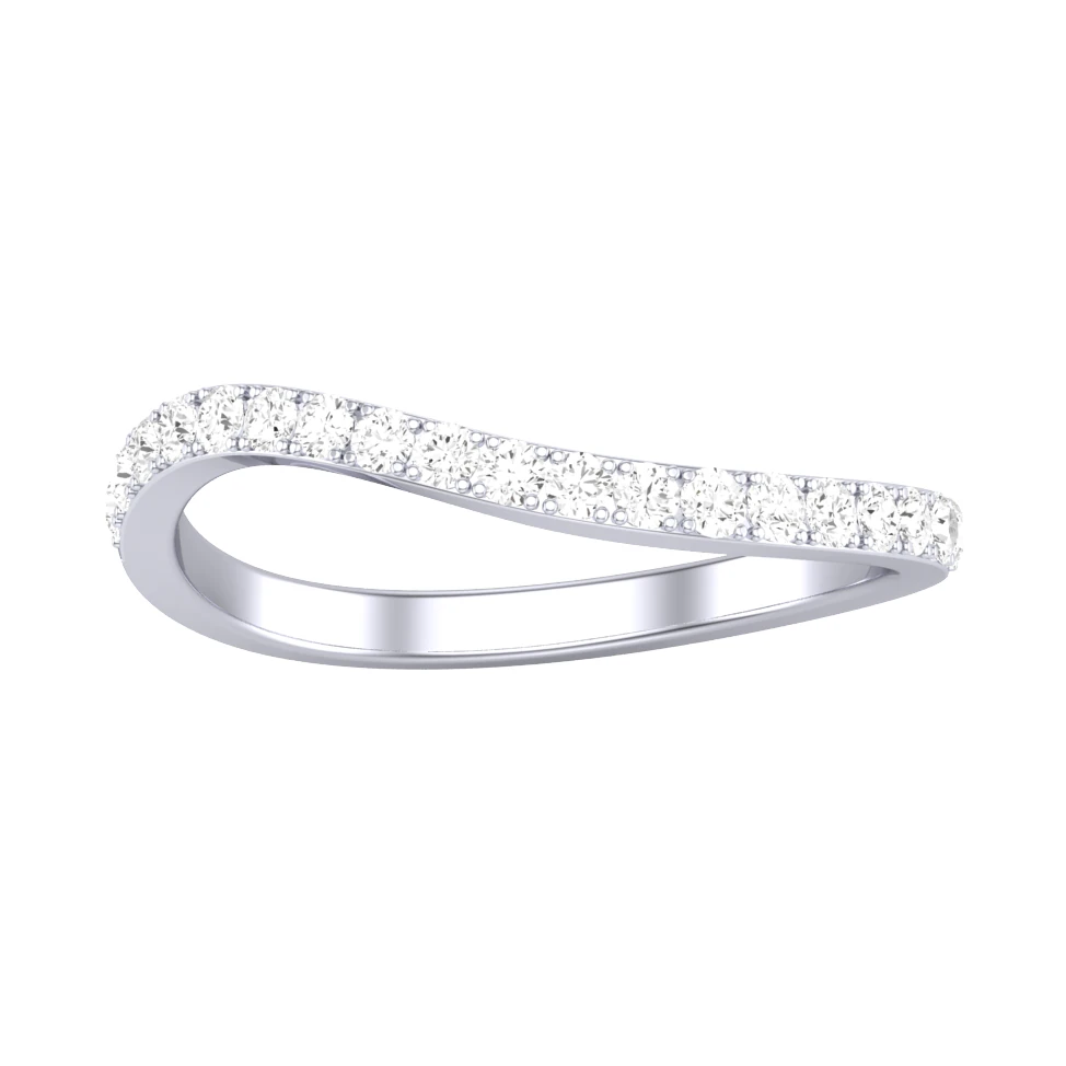 Printable 3D jewelry model of Lady diamond ring 3D Model .c4d .max .obj .3ds .fbx .stl .blend 