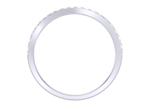 Printable 3D jewelry model of Lady diamond ring Modelo 3D