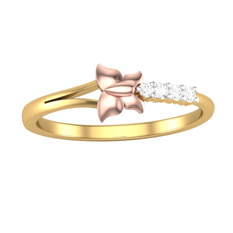 Printable 3D jewelry model of Lady diamond ring Modello 3D .c4d .max .obj .3ds .fbx .stl .blend