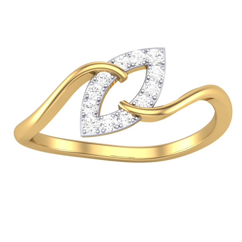 Printable 3D jewelry model of Lady diamond ring 3D Модель .c4d .max .obj .3ds .fbx .stl .blend 