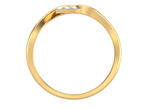 Printable 3D jewelry model of Lady diamond ring 3D Модель