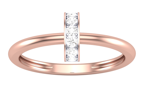 Printable 3D jewelry model of Lady diamond ring Model 3D