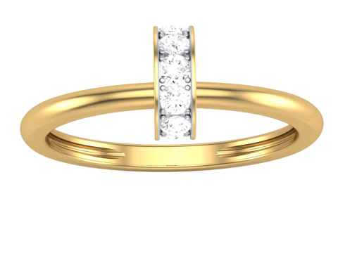 Printable 3D jewelry model of Lady diamond ring 3D Model