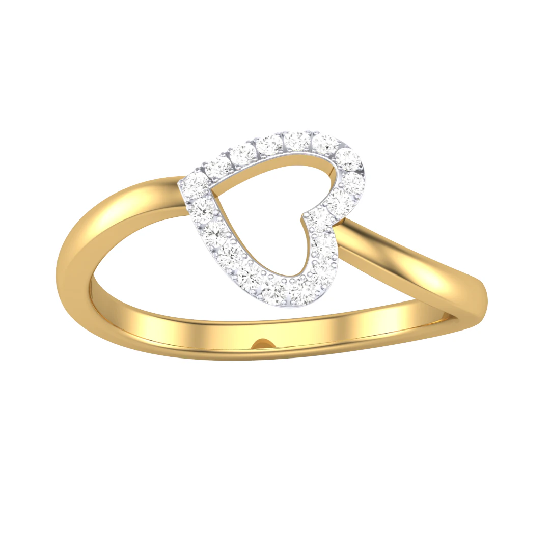 Printable 3D jewelry model of Lady diamond ring 3D Model .c4d .max .obj .3ds .fbx .stl .blend 