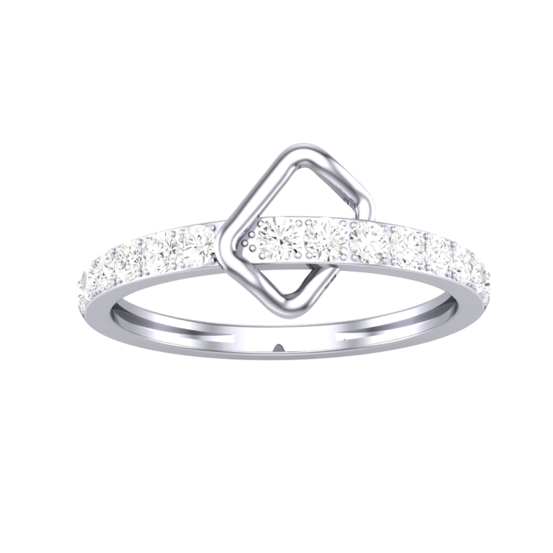 Printable 3D jewelry model of Lady diamond ring 3D Модель .c4d .max .obj .3ds .fbx .stl .blend