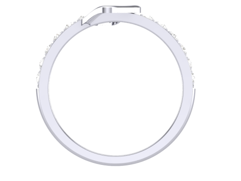 Printable 3D jewelry model of Lady diamond ring 3D Модель