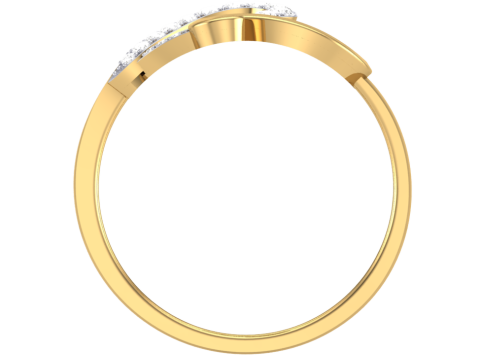 Printable 3D jewelry model of Lady diamond ring 3D 模型
