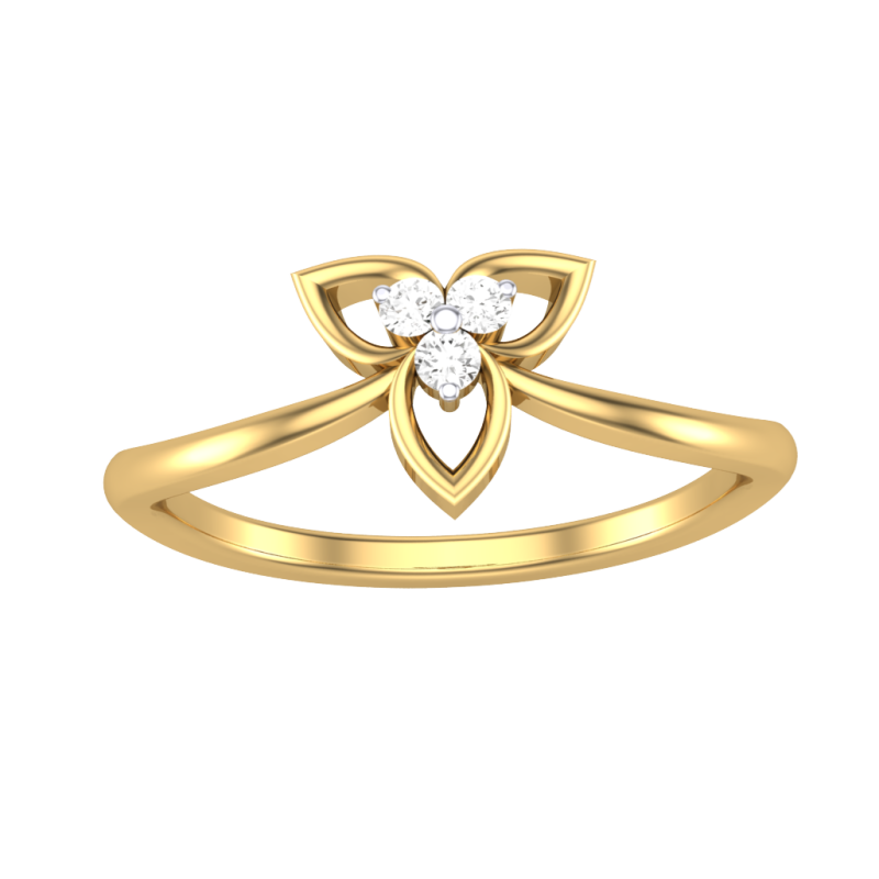 Printable 3D jewelry model of Lady diamond ring 3D 모델 .c4d .max .obj .3ds .fbx .stl .blend