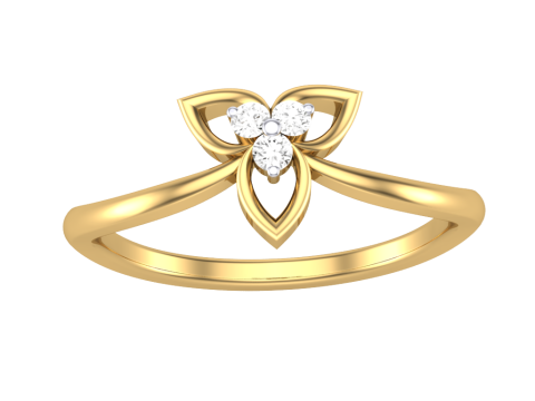 Printable 3D jewelry model of Lady diamond ring Modello 3D