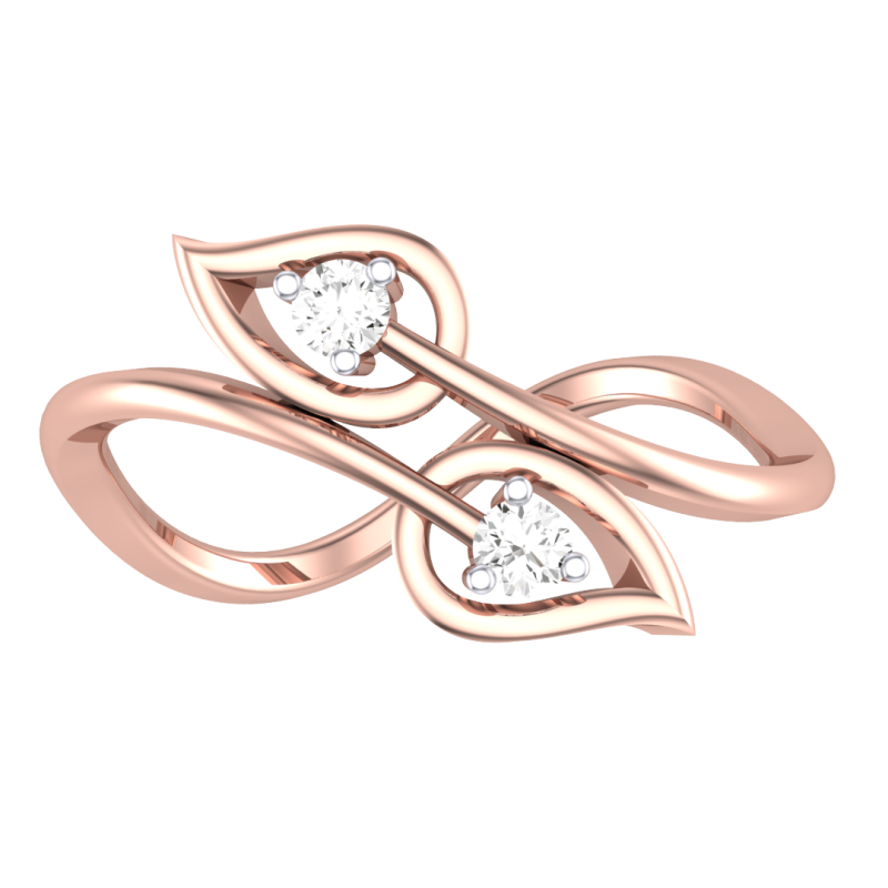 Printable 3D jewelry model of Lady diamond ring Modelo 3D .c4d .max .obj .3ds .fbx .stl .blend