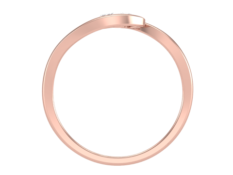 Printable 3D jewelry model of Lady diamond ring 3D 모델