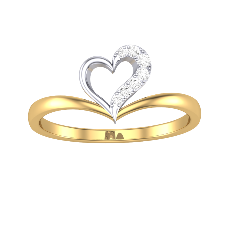 Printable 3D jewelry model of Lady diamond ring 3Dモデル .c4d .max .obj .3ds .fbx .stl .blend
