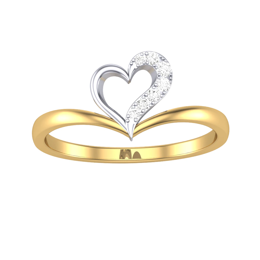 Printable 3D jewelry model of Lady diamond ring 3D Model .c4d .max .obj .3ds .fbx .stl .blend