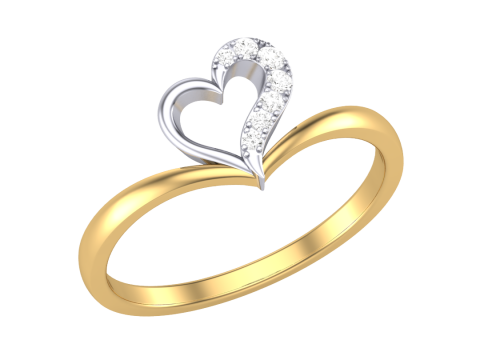 Printable 3D jewelry model of Lady diamond ring 3Dモデル