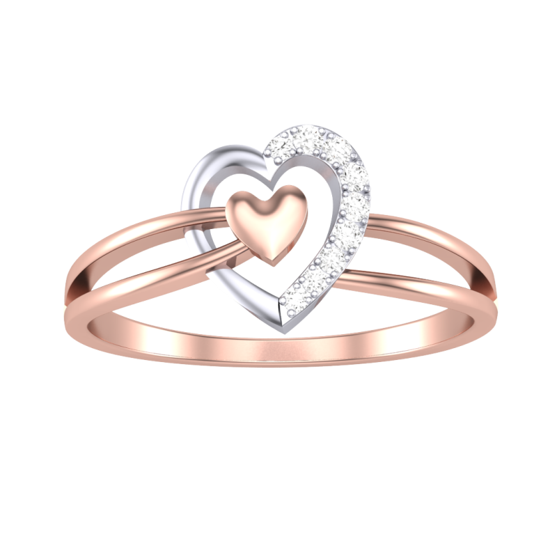 Printable 3D jewelry model of Lady diamond ring Modello 3D .c4d .max .obj .3ds .fbx .stl .blend 