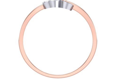 Printable 3D jewelry model of Lady diamond ring Modello 3D