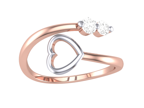 Printable 3D jewelry model of Lady diamond ring 3D Модель