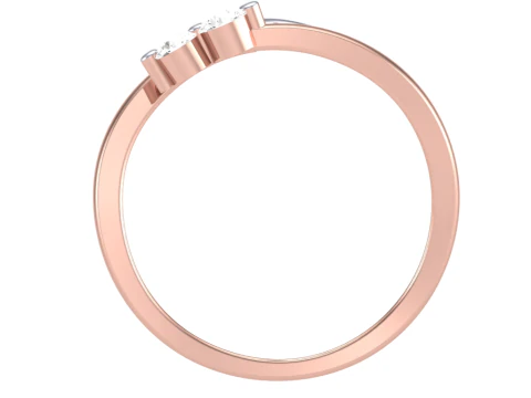 Printable 3D jewelry model of Lady diamond ring 3D Model