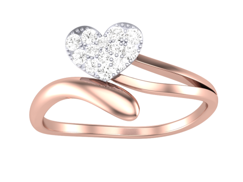 Printable 3D jewelry model of Lady diamond ring 3D Модель