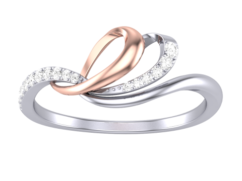 Printable 3D jewelry model of Lady diamond ring 3D 模型