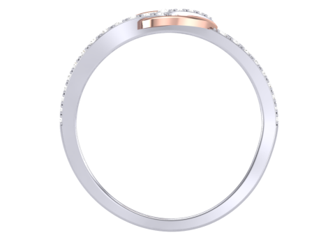 Printable 3D jewelry model of Lady diamond ring Model 3D