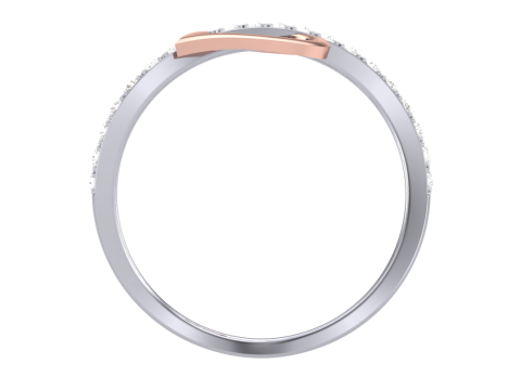 Printable 3D jewelry model of Lady diamond ring 3D 模型