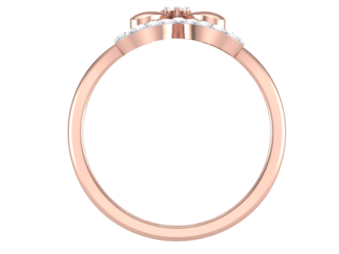 Printable 3D jewelry model of Lady diamond ring 3D मॉडल