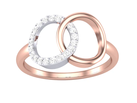 Printable 3D jewelry model of Lady diamond ring 3D Model