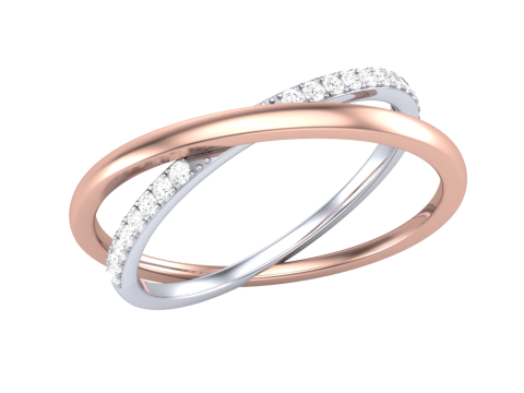 Printable 3D jewelry model of Lady diamond ring 3D Модель