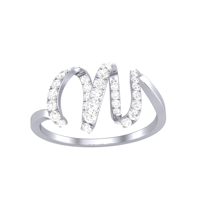 Printable 3D jewelry model of Lady diamond ring Model 3D .c4d .max .obj .3ds .fbx .stl .blend